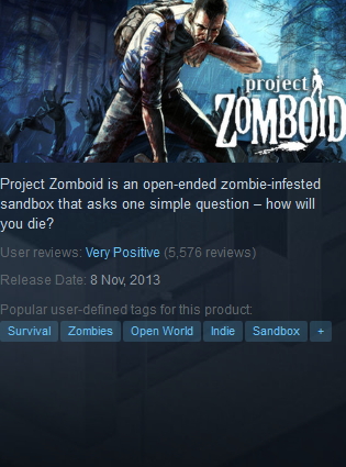 Project Zomboid Steam - Click Image to Close